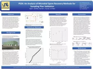 PS34: An Analysis of Microbial Spore Recovery Methods for Sampling Plan Validation