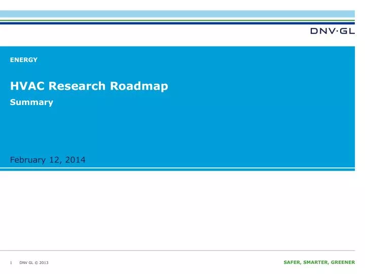 hvac research roadmap