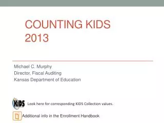Counting KIDS 2013