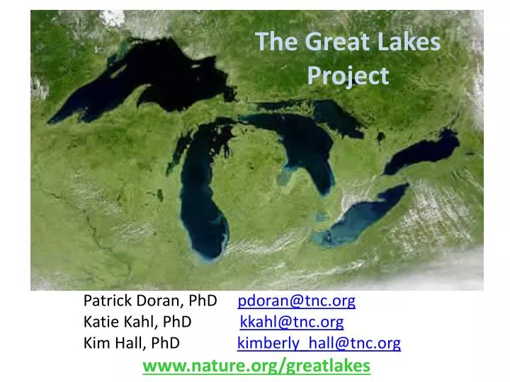 t he great lakes p roject