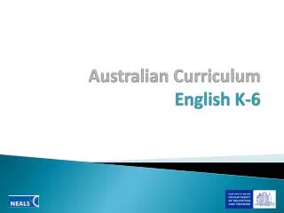 Australian Curriculum English K-6