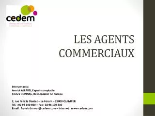 les agents commerciaux