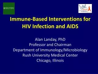 Immune-Based Interventions for HIV Infection and AIDS