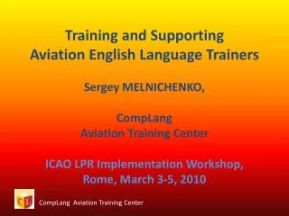 CompLang Aviation Training Center