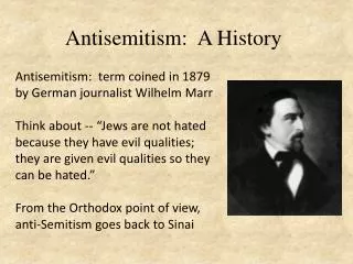 Antisemitism : A History