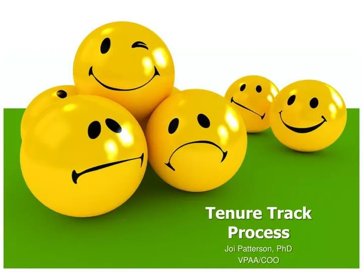 tenure track process