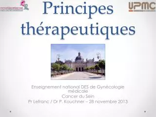 principes th rapeutiques