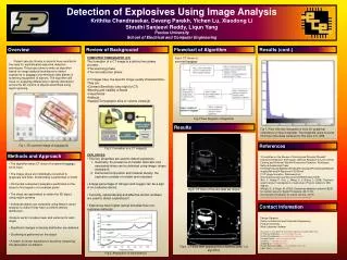 Detection of Explosives Using Image Analysis