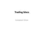 Trading blocs - slide 1