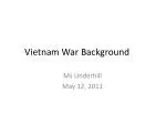 Vietnam War Background