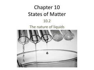 chapter 10 states of matter