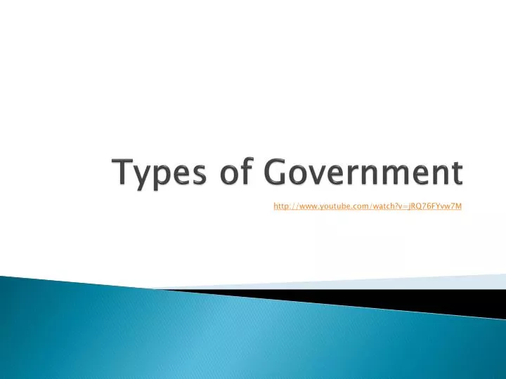 types of government