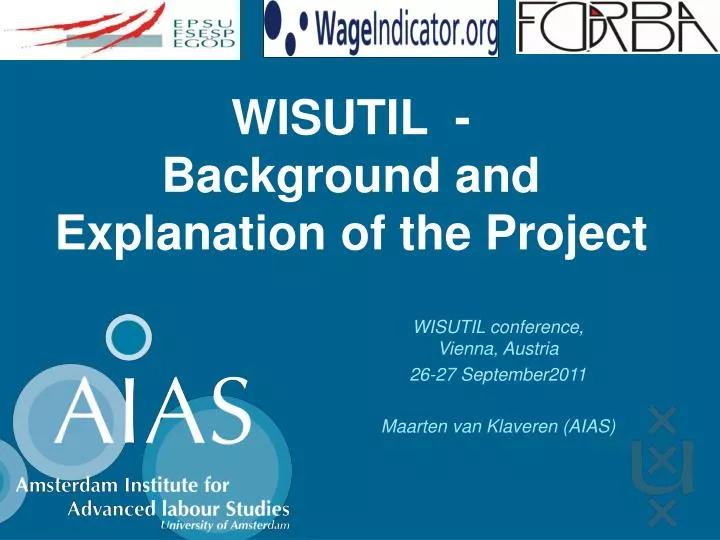 wisutil background and explanation of the project