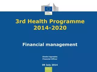3rd Health Programme 2014-2020