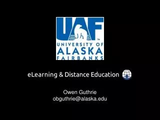 Owen Guthrie obguthrie@alaska.edu