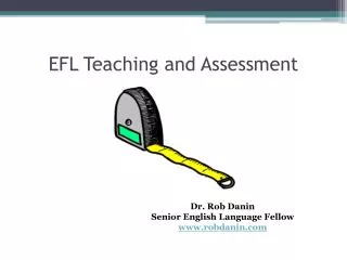 EFL Teaching and Assessment