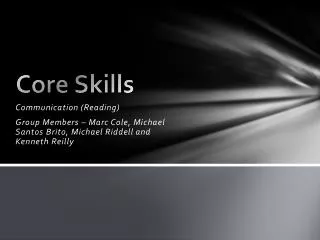 Core Skills