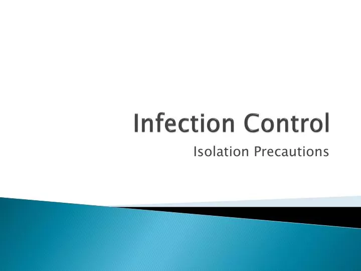 infection control