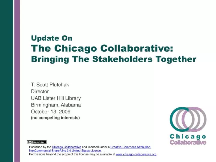 update on the chicago collaborative bringing the stakeholders together