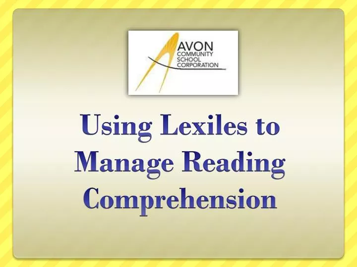 using lexiles to manage reading comprehension