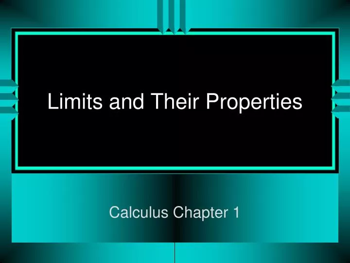 limits and their properties