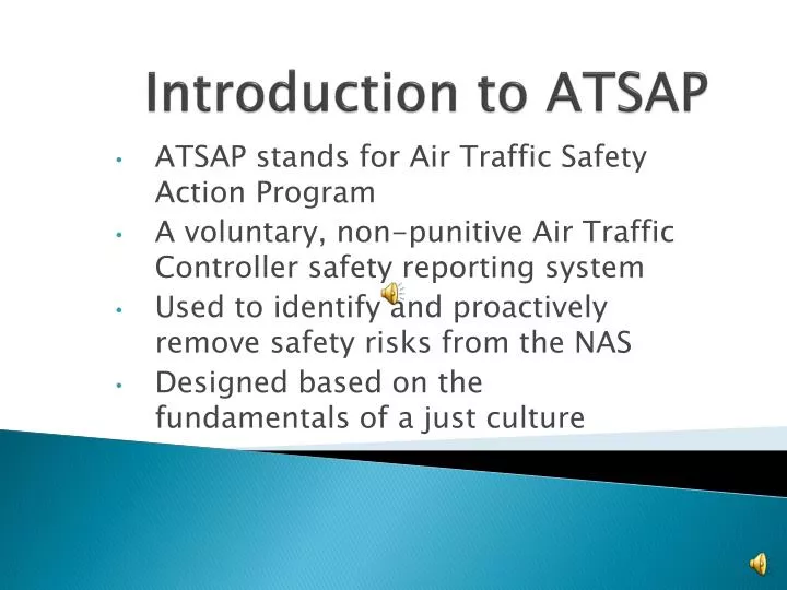 introduction to atsap