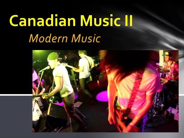canadian music ii
