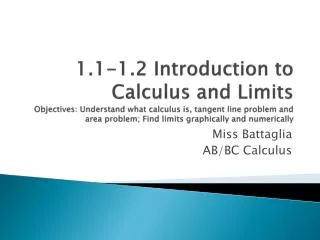 Miss Battaglia AB/BC Calculus