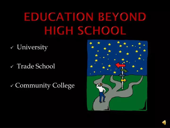 education beyond high school