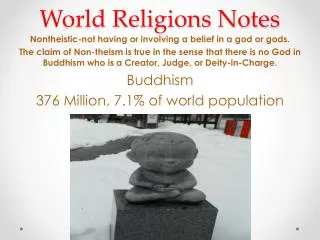 World Religions Notes