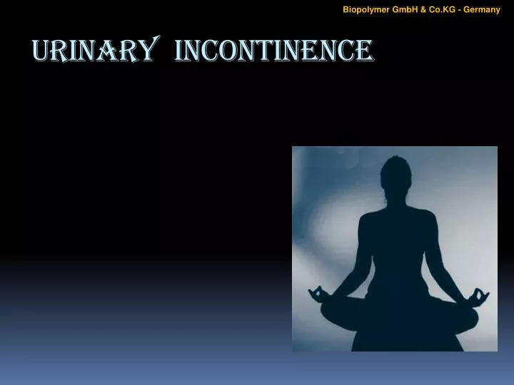 urinary incontinence