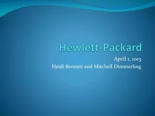 Hewlett-Packard