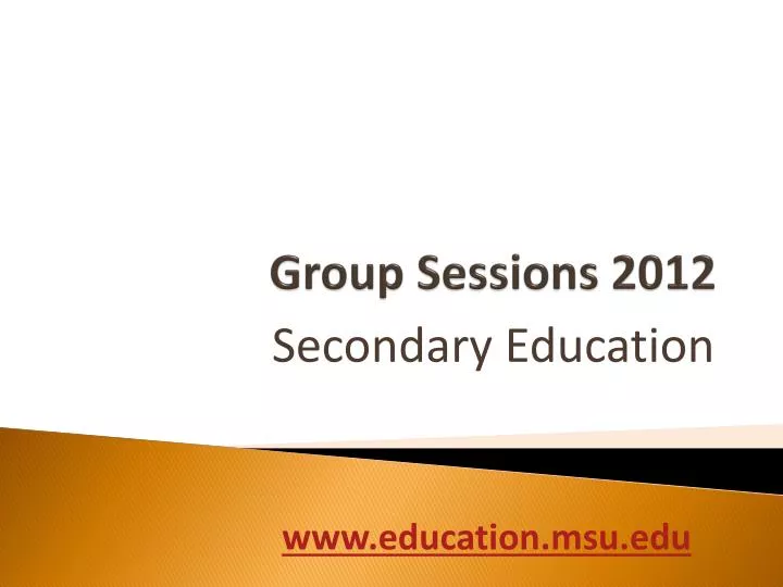 group sessions 2012