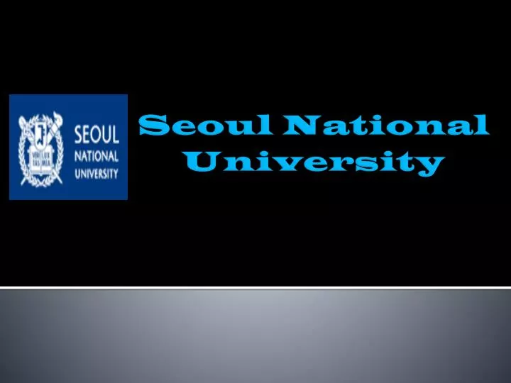 seoul national university