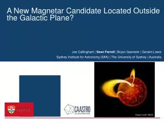 A New Magnetar Candidate Located Outside the Galactic Plane?