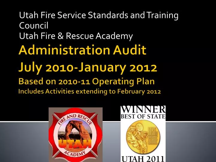 utah fire service standards and training council utah fire rescue academy