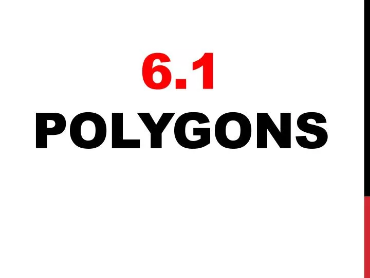 6 1 polygons