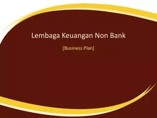 Lembaga Keuangan Non Bank