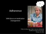 Adherence - slide 1
