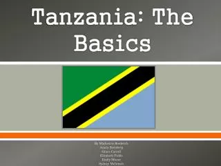 Tanzania: The Basics