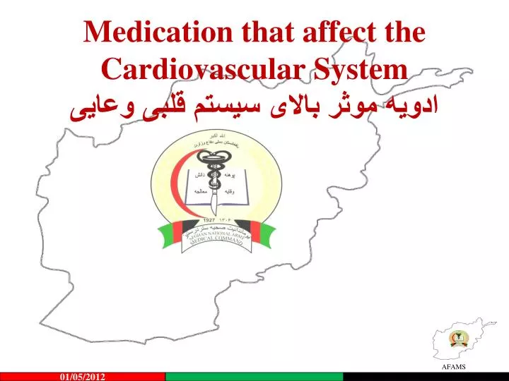 medication that affect the cardiovascular system