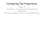 Comparing Two Proportions - slide 1