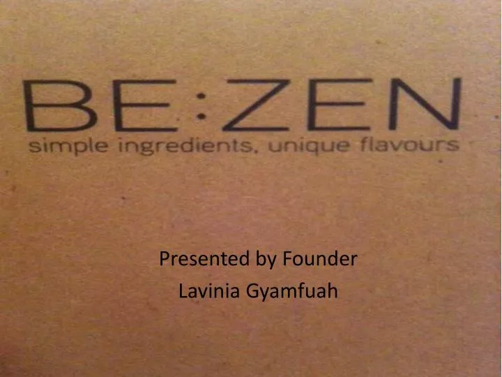 presented by founder lavinia gyamfuah