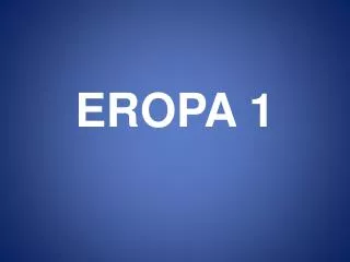 eropa 1