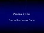 Periodic Trends - slide 1