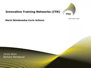 Innovative Training Networks (ITN)