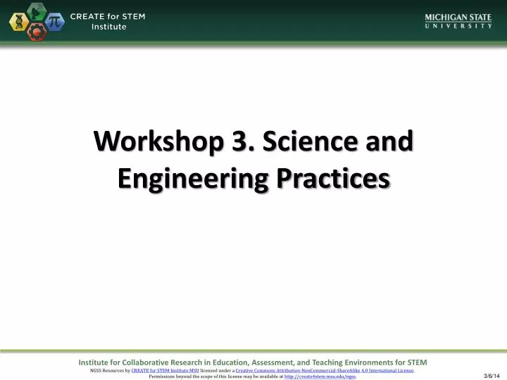 workshop 3 science and engineering practices