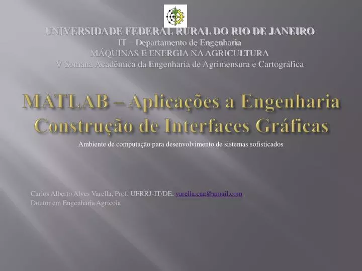 matlab aplica es a engenharia constru o de interfaces gr ficas