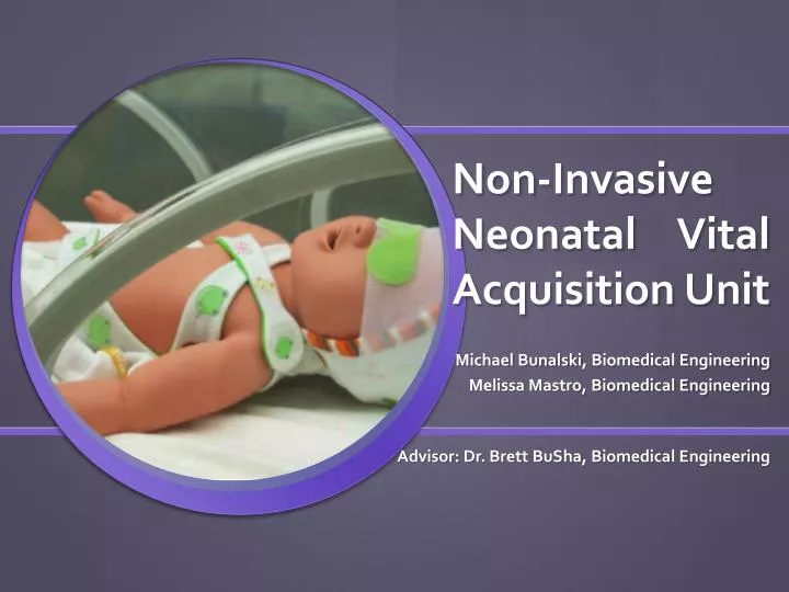 non invasive neonatal vital acquisition unit