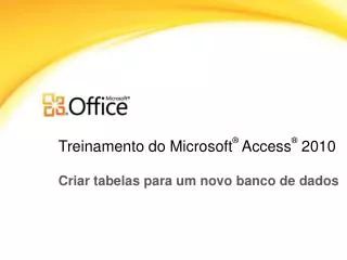 treinamento do microsoft access 2010